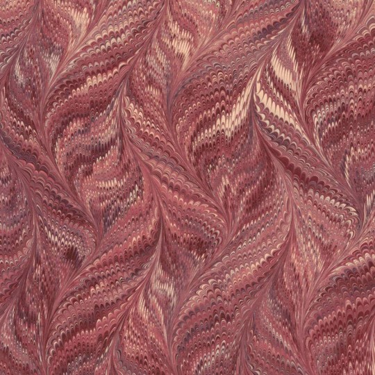 Hand Marbled Paper Butterfly Pattern in Burgundy ~ Berretti Marbled Arts
